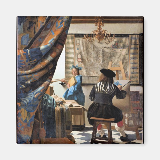 Vermeer - The Art of Painting Magnet (Front)