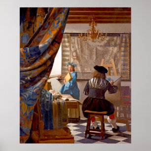 Vermeer - The Art of Painting Poster