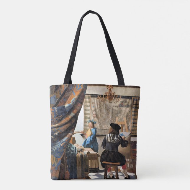 Vermeer - The Art of Painting Tote Bag (Back)