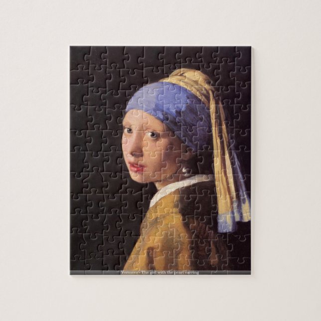 Vermeer - The girl with the pearl earring puzzle (Vertical)