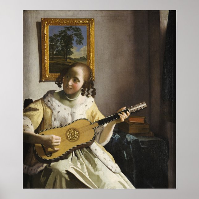 Vermeer - The Guitar Player 1673 Poster (Front)