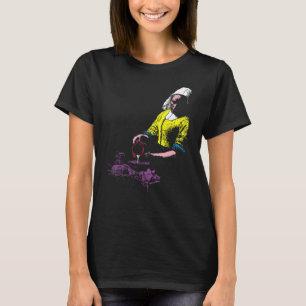 Vermeer The Milkmaid Pop 80s Pop Minimal Baroque A T-Shirt