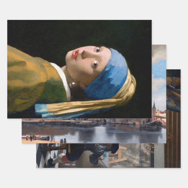 Vermeer Wrapping Paper Sheet (Set)
