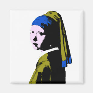 Vermeer's Pearl Earring  ala Magnet