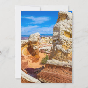 Vermilion Cliff Rock Formations Thank You Card
