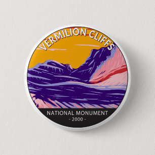 Vermilion Cliffs National Monument White Pocket 6 Cm Round Badge