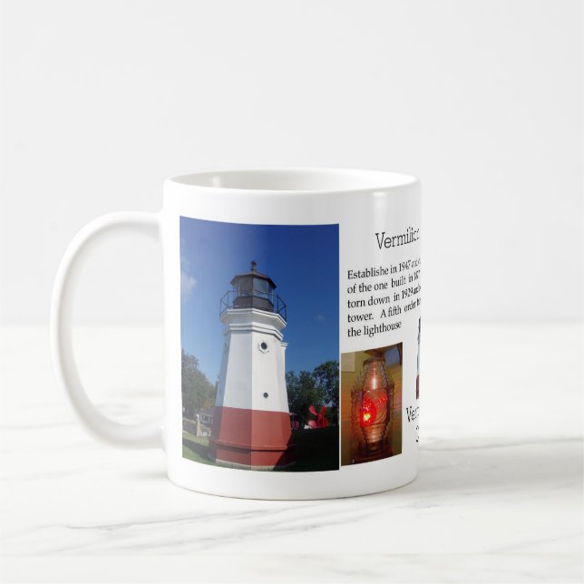 Vermilion Lighthouse mug (Left)