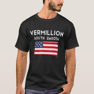 Vermillion South Dakota USA State America Travel S T-Shirt