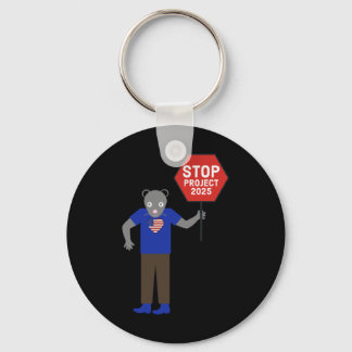 “vermin” Activist Stop Project 2025. Key Ring