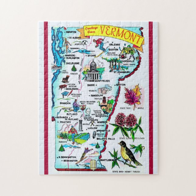  Vermont 11x14 Jigsaw Puzzle (Vertical)