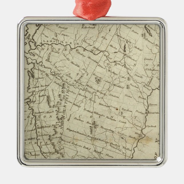 Vermont 3 metal ornament (Front)