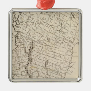 Vermont 4 metal ornament