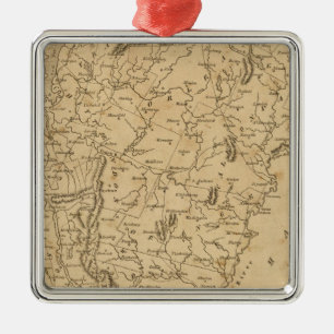 Vermont 5 metal ornament