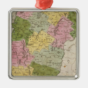 Vermont 7 metal ornament