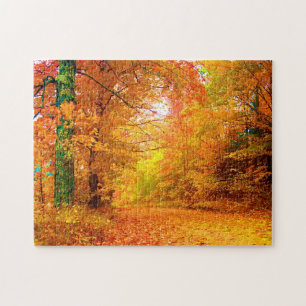 Vermont Autumn Nature Landscape Jigsaw Puzzle