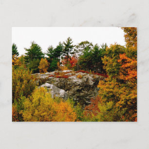 Vermont autumn postcard
