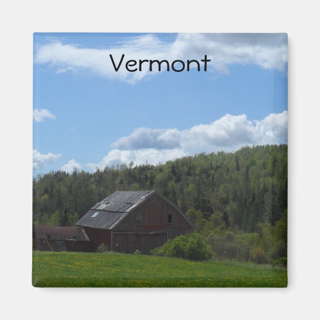 Vermont Barn Magnet (Front)