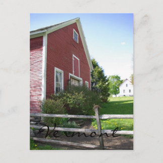 Vermont Barn Postcard
