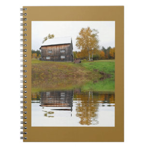 Vermont Barn Reflections Notebook
