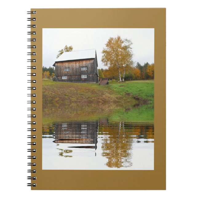 Vermont Barn Reflections Notebook (Front)