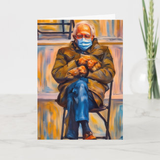 Vermont Bernie Sanders Mittens Card