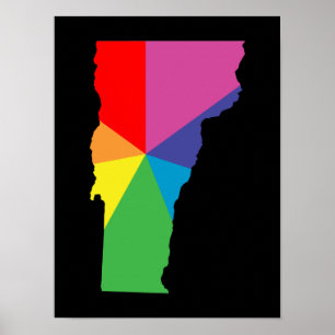 vermont colour burst poster