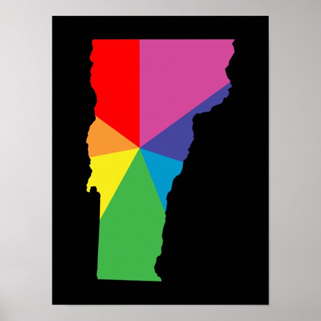 vermont colour burst poster (Front)