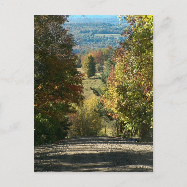 Vermont Country Road postcard (Front)