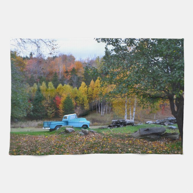Vermont Country Scene Dish Towel (Horizontal)