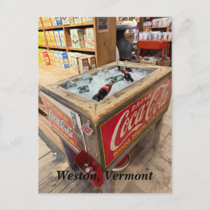 Vermont Country Store in Weston Holiday Postcard