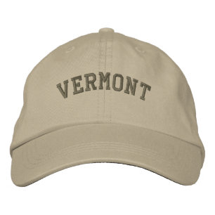 Vermont Embroidered Basic Cap Mocha