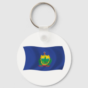 Vermont Flag Keychain