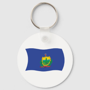 Vermont Flag Keychain