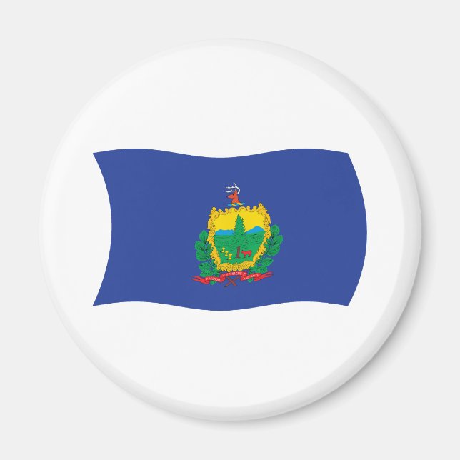 Vermont Flag Magnet (Front)