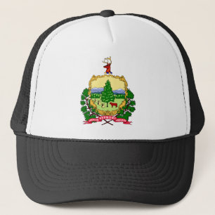 Vermont Flag Theme 00 Trucker Hat