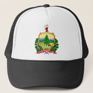 Vermont Flag Theme 00 Trucker Hat