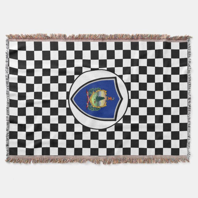 Vermont flag throw blanket (Front)