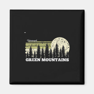 Vermont Hiking Green Mountains Trees Nature Forest Magnet