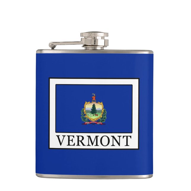 Vermont Hip Flask (Front)