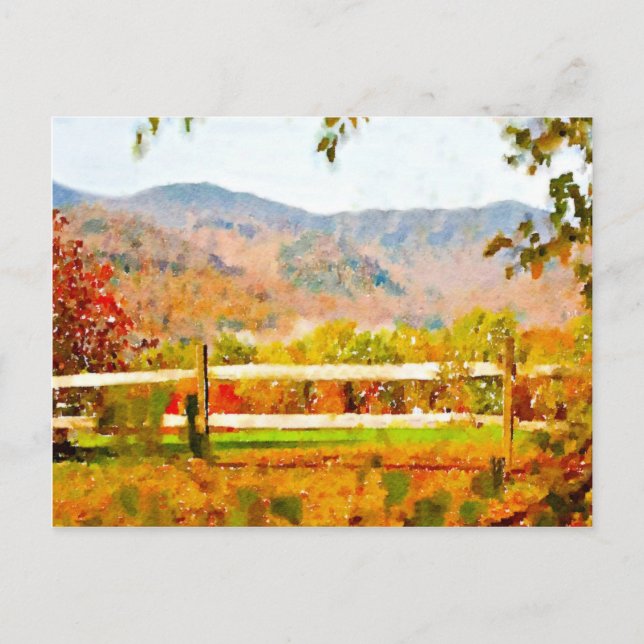 Vermont in the Fall Postcard (Front)