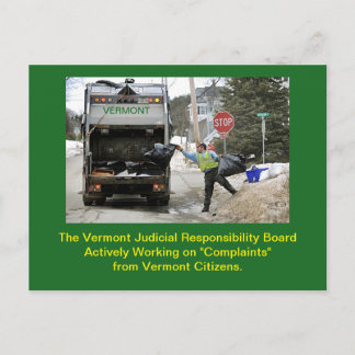 Vermont Judicial Conduct Board: Postcard