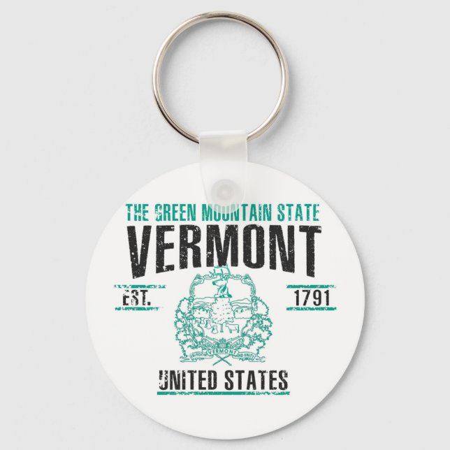Vermont Key Ring (Front)