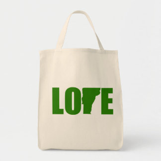 Vermont Love Grocery Tote Bag Reusable
