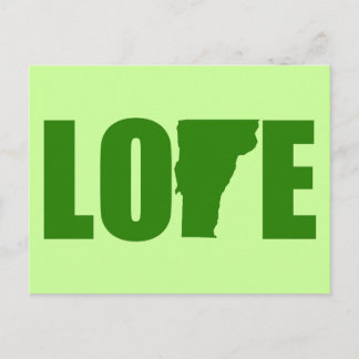 Vermont Love Postcard