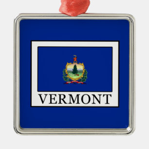 Vermont Metal Ornament