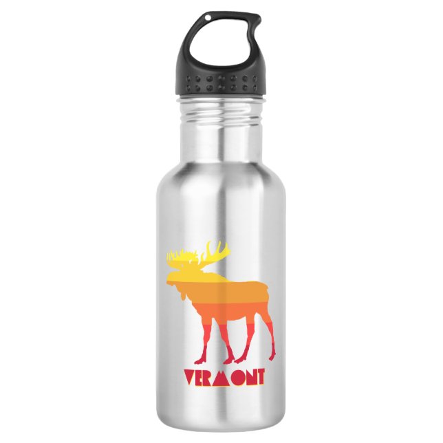 Vermont Moose 532 Ml Water Bottle (Front)