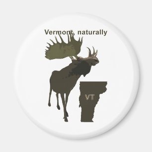 Vermont moose magnet