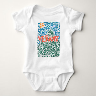Vermont Mountain Swirl Baby Bodysuit