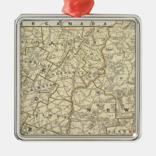 Vermont, New Hampshire Metal Ornament