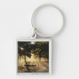 Vermont, Northeast Kingdom, Sunlight falling Key Ring